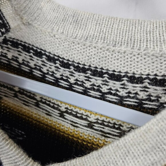 Alpaca Sweater Machupicchu V Neck Mens M Tourist Travel Vintage Handmade - Picture 5 of 12